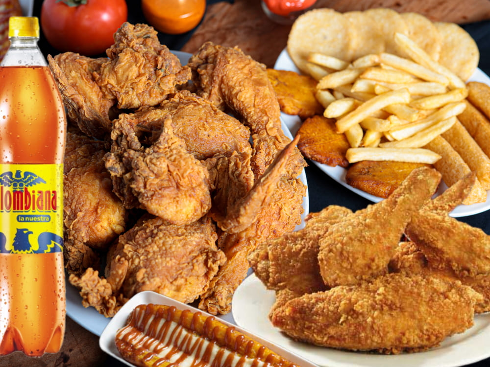 Combo Broaster 1½ Pollo