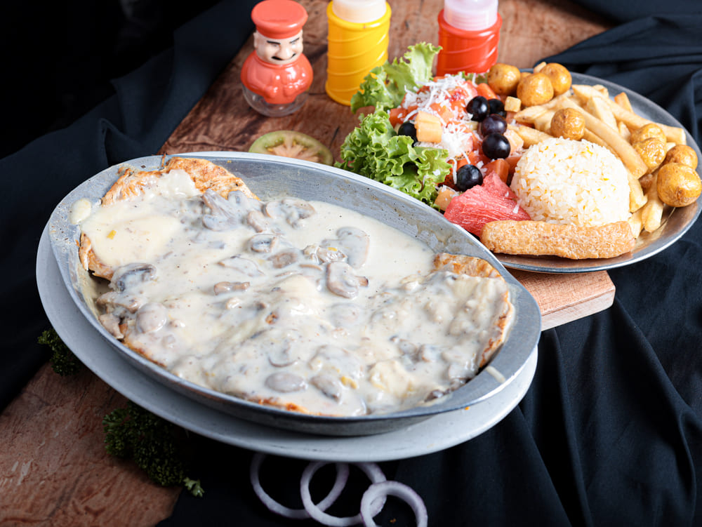 Pechuga con Champiñones Junior